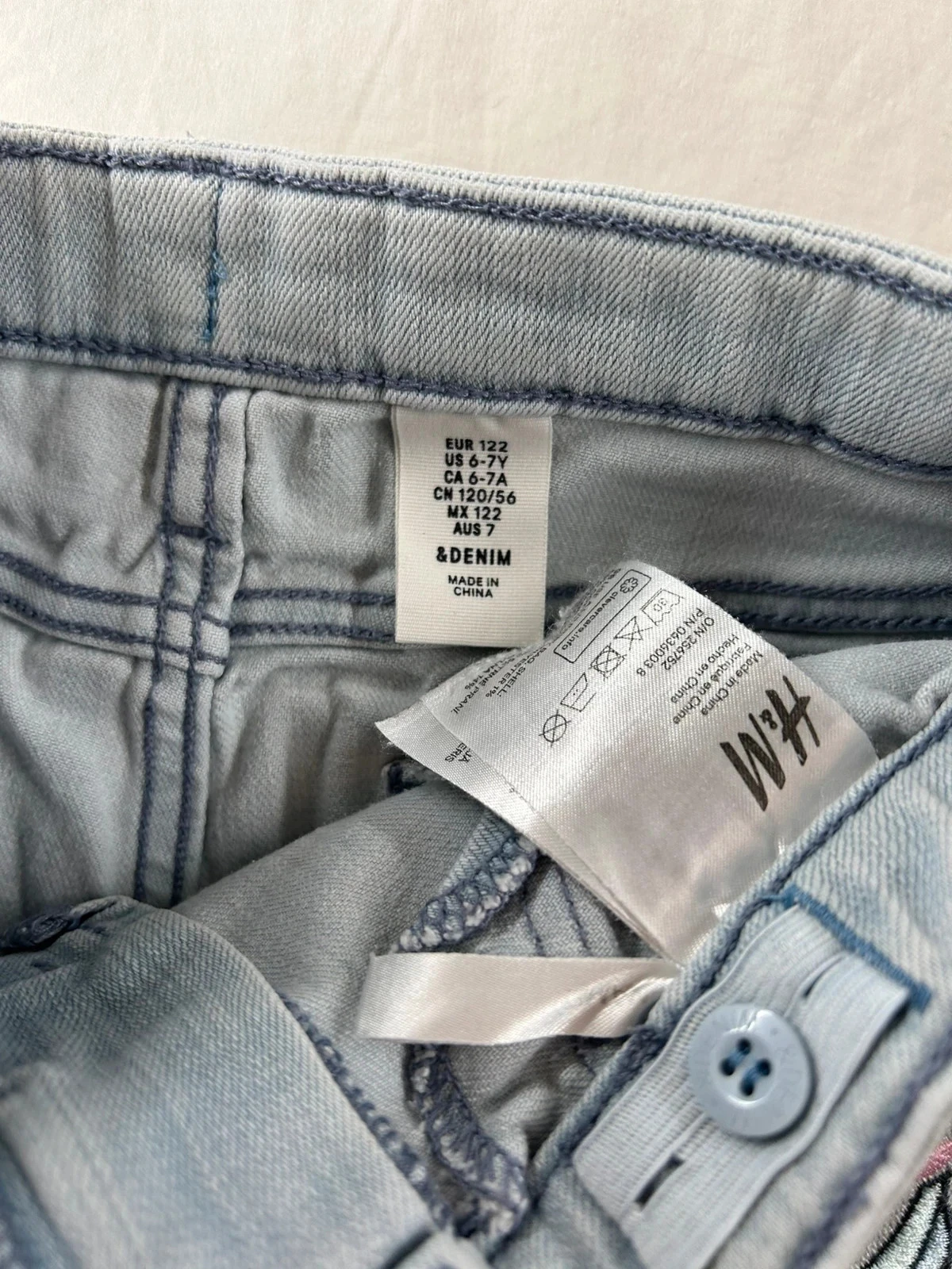 Light blue denim shorts h&m – photo 5